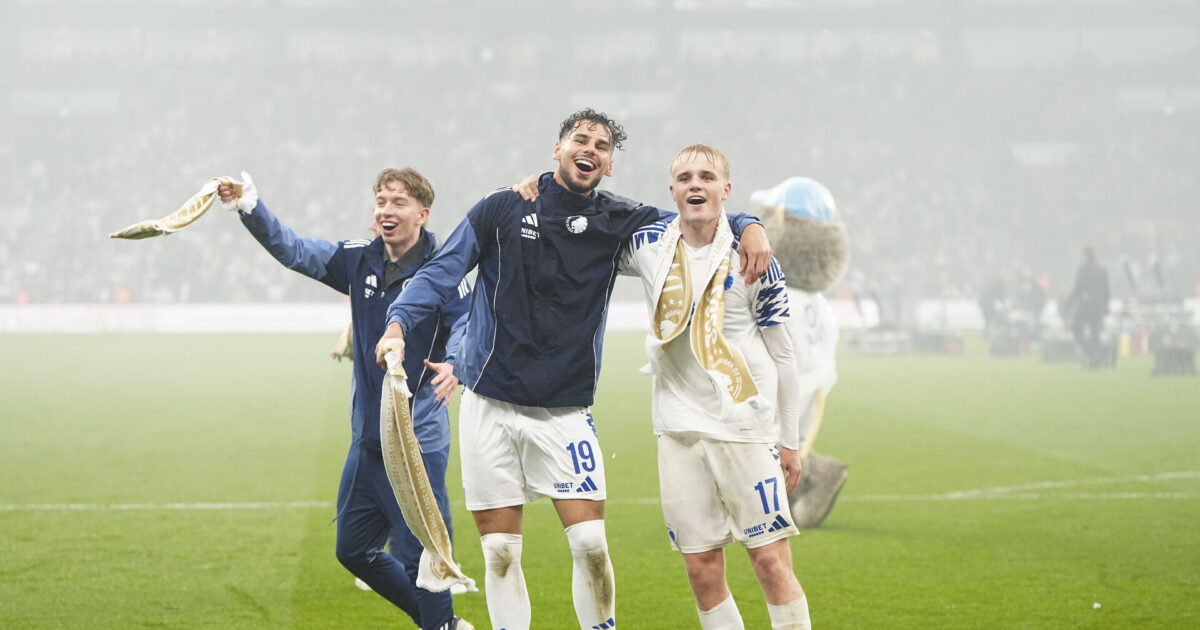 Guldet aldrig i fare: F.C. København danske mestre for 16. gang Foto: Mads Claus Rasmussen/Ritzau Scanpix