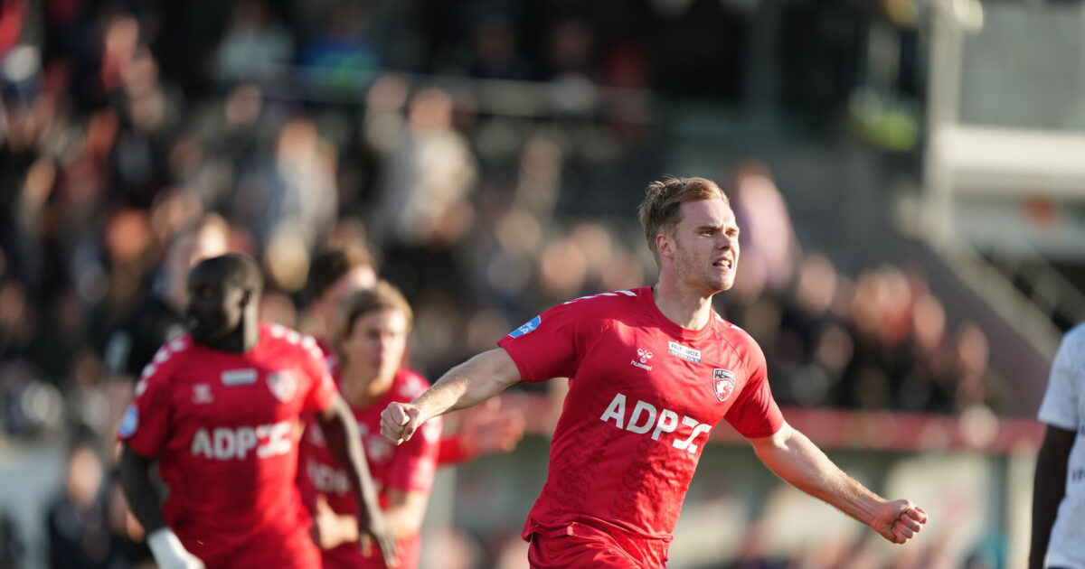 Kæmpe drama: Seks magiske minutter og overtidsmål sender FC Fredericia i 3F Superligaen Claus Fisker/Ritzau Scanpix