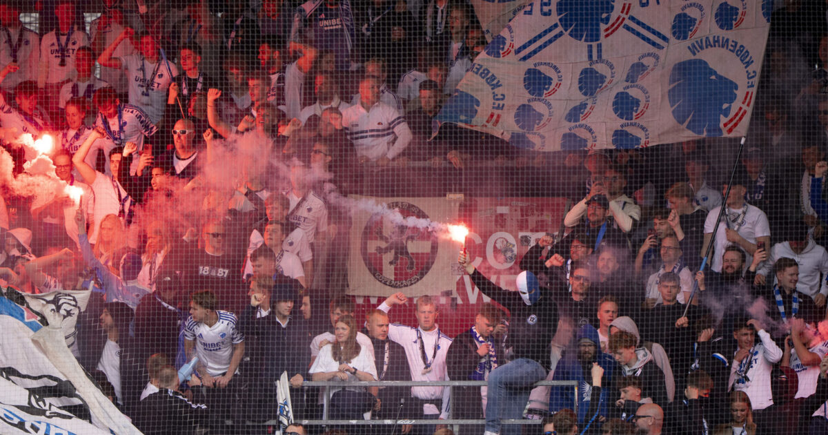 Superligaen er slut, men FCK straffes stadig: Kæmpe pyrobøde Foto: Bo Amstrup/Ritzau Scanpix