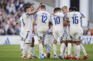 FCK's spillere jubler.