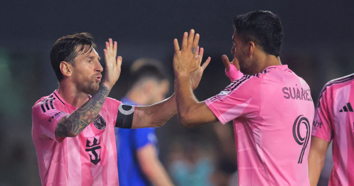 Messi og Suarez holdt målfest – stod bag alle mål tiltrængt Miami-sejr Foto: Ritzau Scanpix/REUTERS