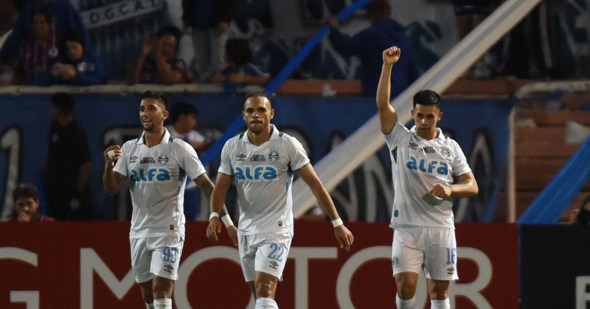 Martin Braithwaite og Gremio slår traditionsklub i tæt duel Foto: Andres Larrovere/AFP/Ritzau Scanpix