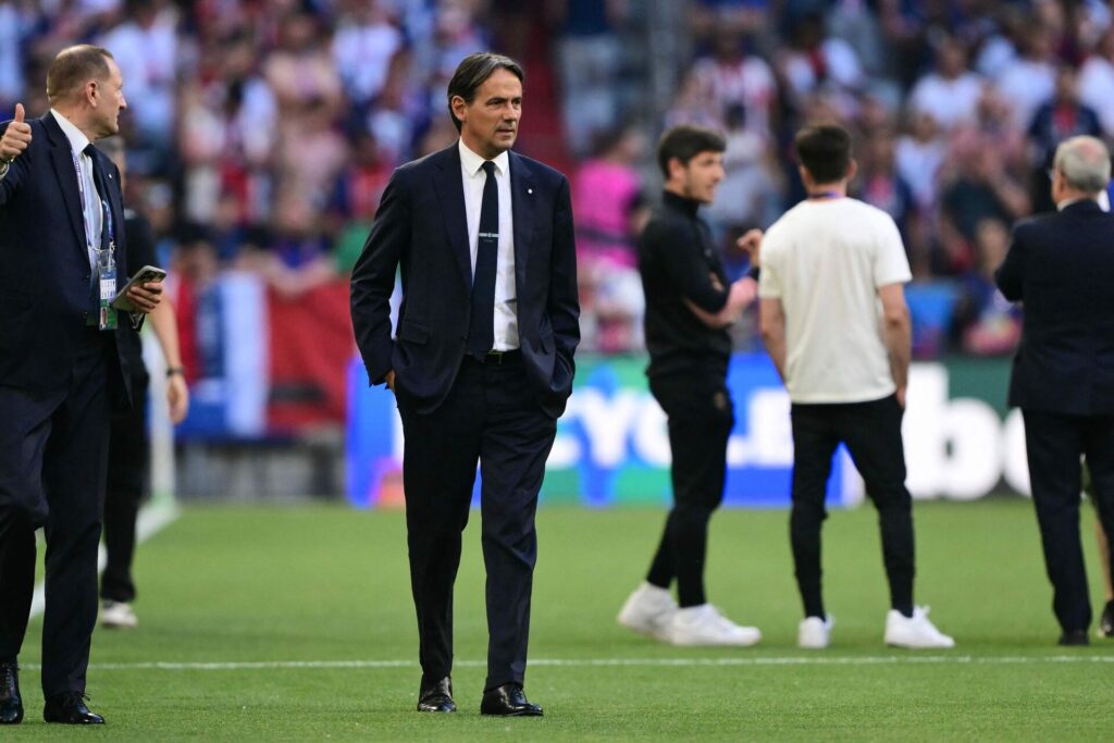 Inter-træneren Simone Inzaghi inden Champions League-finalen