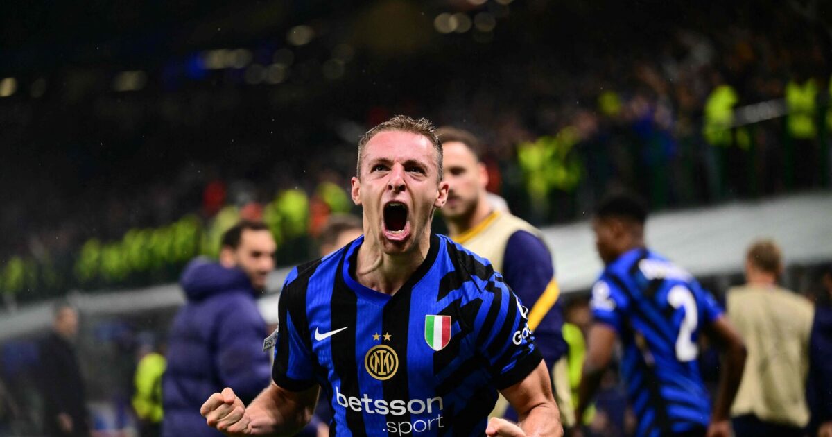 Inter-helt jublede en tand for vildt: Var ved at besvime Foto: Marco Bertorello/AFP/Ritzau Scanpix