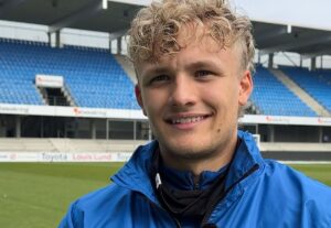 Julius Beck på Blue Water Arena