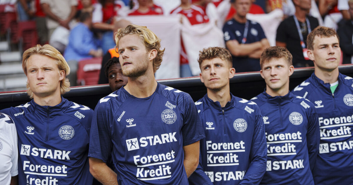 Frendrup ved, hvad han skal forbedre, hvis han vil på landsholdet Foto: Liselotte Sabroe/Ritzau Scanpix