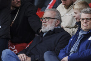 Lars Seier Christensen på plads under en af F.C. Københavns kampe.