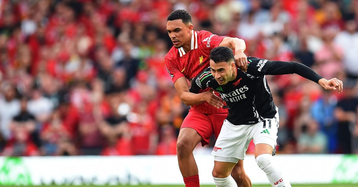 Selvom mesterskabet er afgjort: Liverpool og Arsenal er ikke gået på sommerferie Foto: Peter Powell/AFP/Ritzau Scanpix