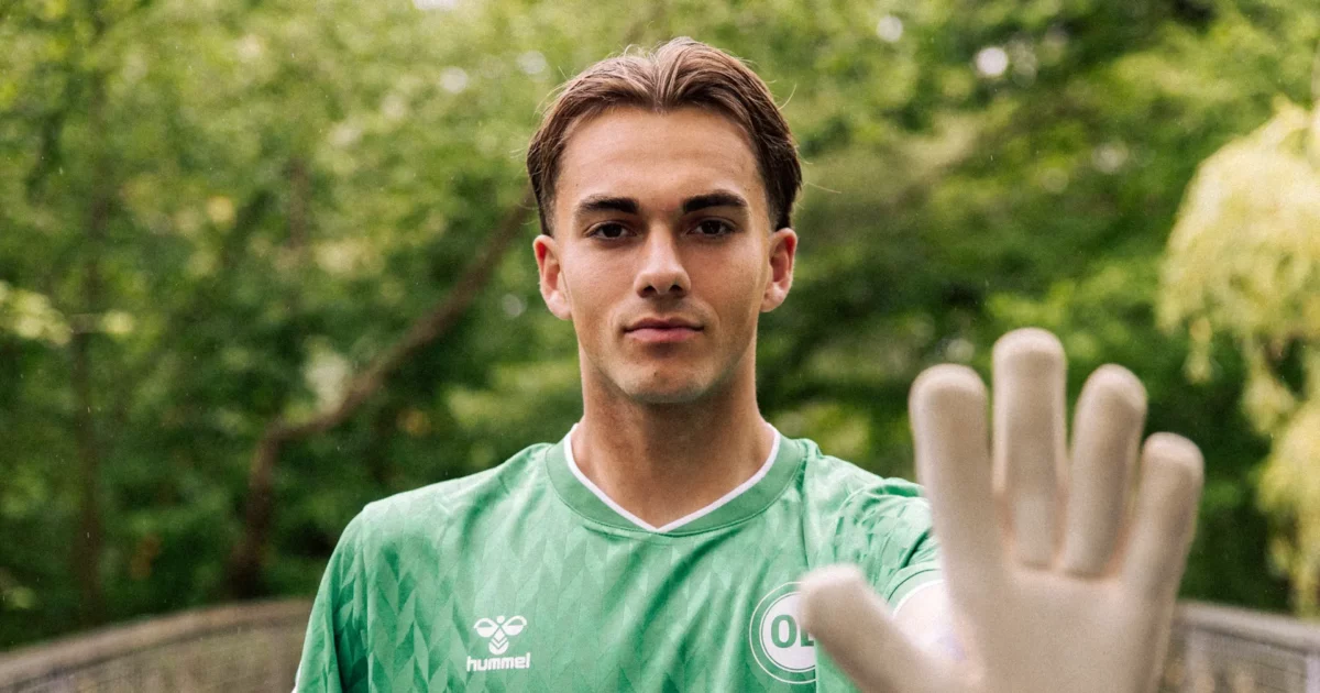 Ung OB’er forlænger og rykkes op: Ligner prototypen på en OB-målmand Foto: OB