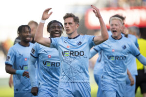 Randers' spillere jubler