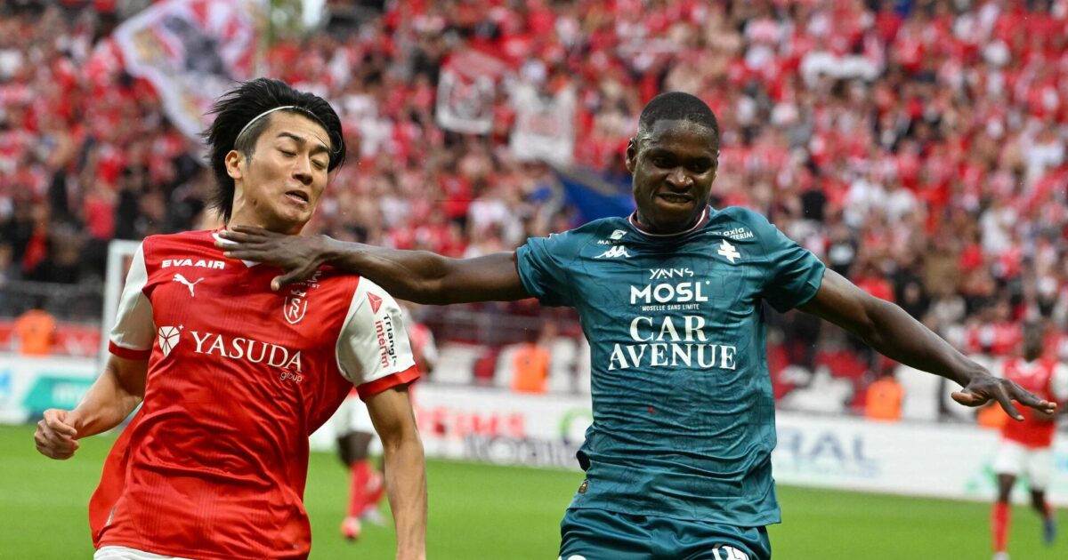 Ingen champagne i Reims: Daramy og Reims rykker ned fra Ligue 1 Foto: Francois Nascimbeni/AFP/Ritzau Scanpix