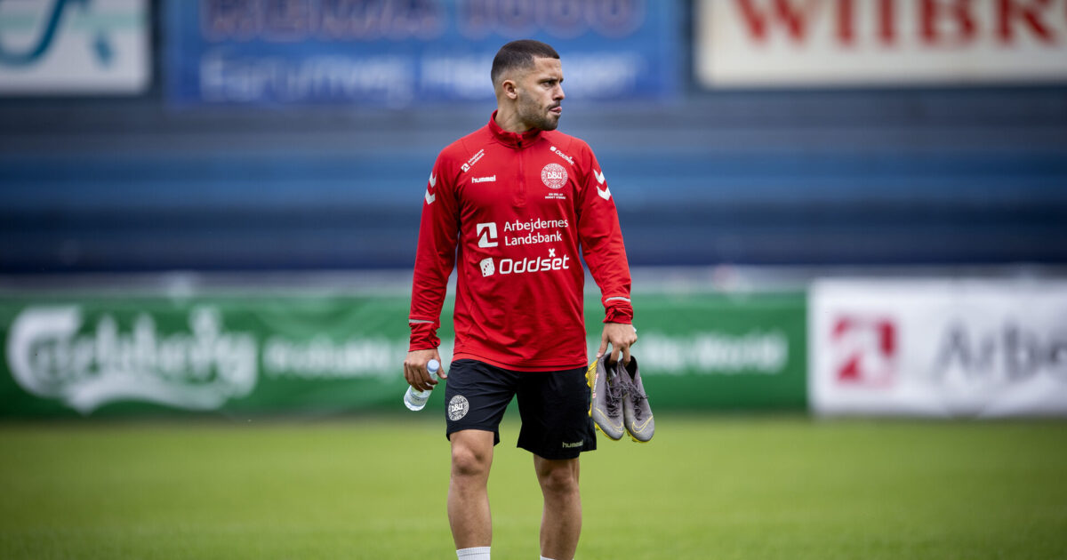 Medie: Riza Durmisi har ny klub på plads – i Braithwaites fodspor Foto: Liselotte Sabroe/Scanpix 2019