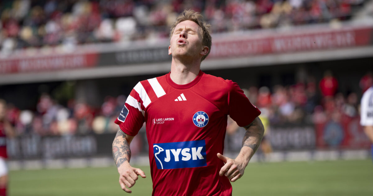 Ærgerlig SIF-topscorer: Så må vi møde ind igen i morgen Foto: Bo Amstrup/Ritzau Scanpix