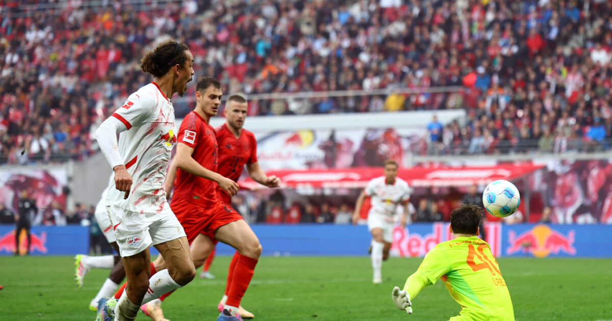 Yussuf Poulsen dræber Bayerns mesterskabsfest Foto: REUTERS/Lisi Niesner 