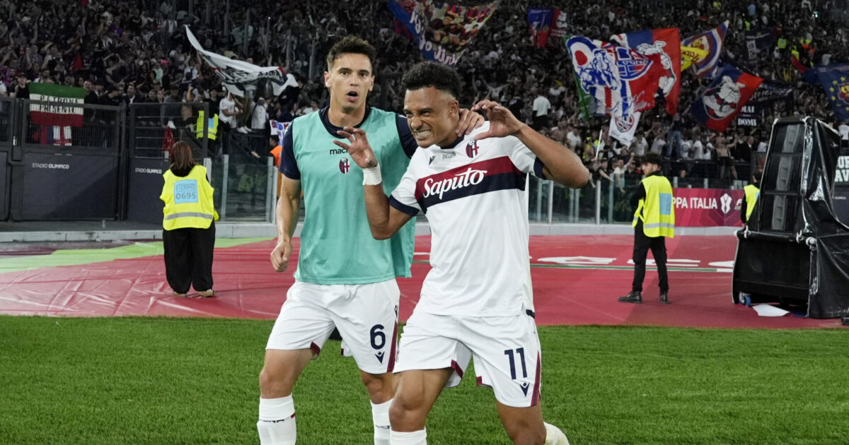 Odgaard og Bologna snyder AC Milan og vinder Coppa Italia Foto: Ritzau Scanpix/REUTERS