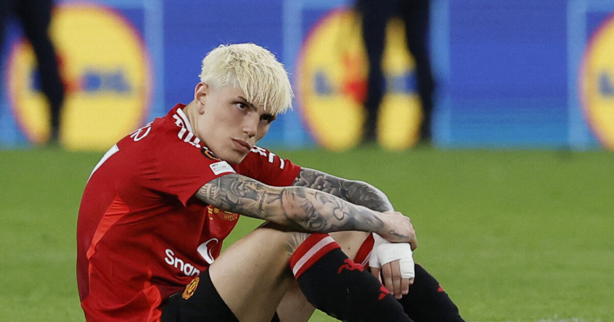 Frustreret Garnacho revser: Sæsonen har været ‘lort’ Foto: Ritzau Scanpix/REUTERS