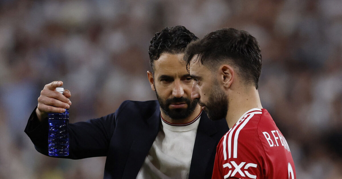 Amorim afviser gigantsalg af Fernandes: Klubben kan finde andre måder at tjene penge Foto: Ritzau Scanpix/REUTERS