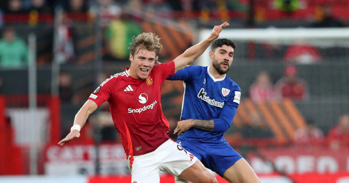 Højlund-scoring hjælper Manchester United i finalen efter chokstart Foto: Ritzau Scanpix/REUTERS