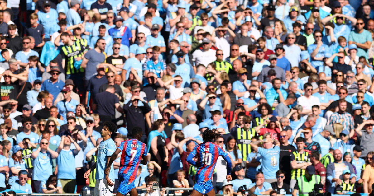 Største triumf nogensinde: Crystal Palace slår Manchester City i FA Cup-finalen Foto: Ritzau Scanpix/REUTERS