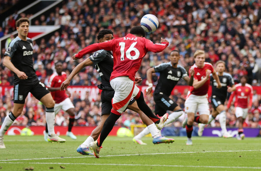 Amad Diallo scorer for Manchester United.