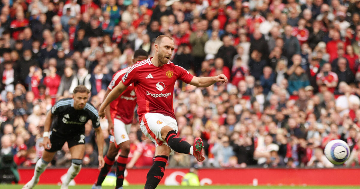 Kæmpe drama på Old Trafford: Eriksen scorer og snyder Villa for CL Foto: Ritzau Scanpix/REUTERS