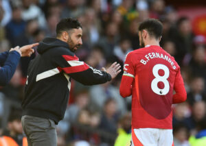 Bruno Fernandes dirigeres af Ruben Amorim.