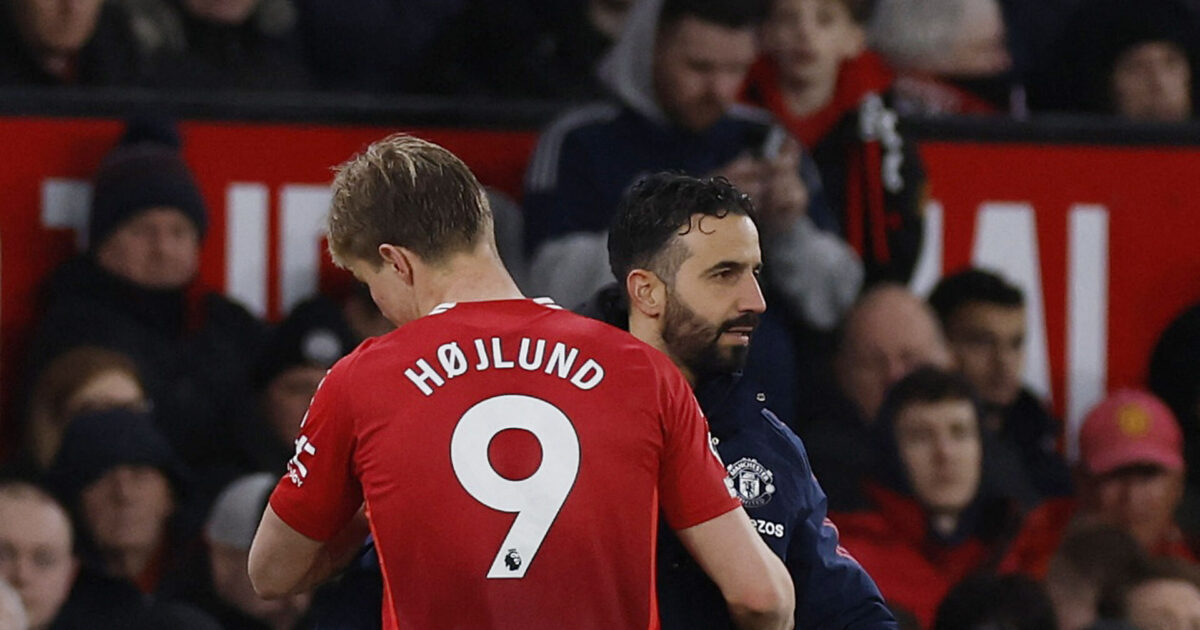 Amorim godt tilfreds med uskarpe Højlund: Bedre dage skal nok komme Foto: Ritzau Scanpix/REUTERS