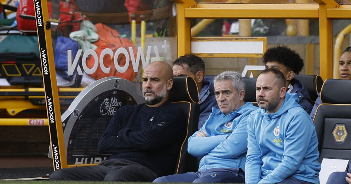 Store ændringer i Guardiola-stab efter skræksæson Pep Guardiola sidder med Juanma Lillo og Inigo Dominguez. Foto: Ritzau Scanpix/REUTERS