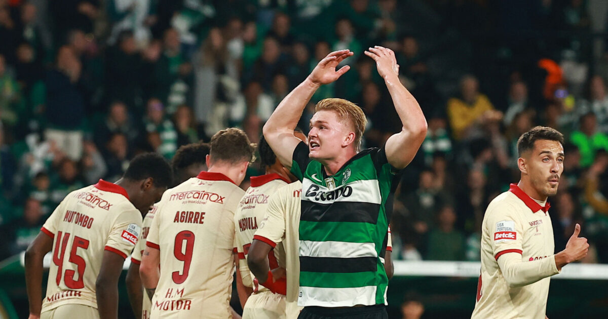 Sporting holder liv i gulddrøm efter utroligt comeback Foto: Pedro Nunes/Reuters/Ritzau Scanpix