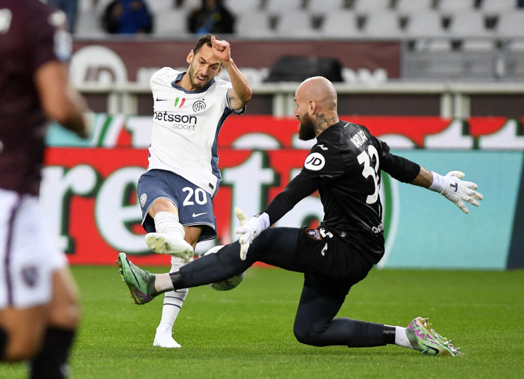 Inter i kamp mod Torino.