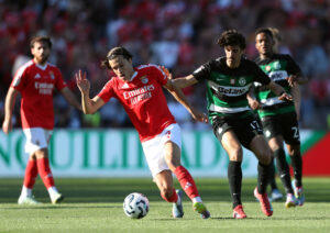Álvaro Carreras i aktion for Benfica.