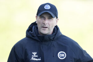 Søren Krogh under sin tid som cheftræner for OB.