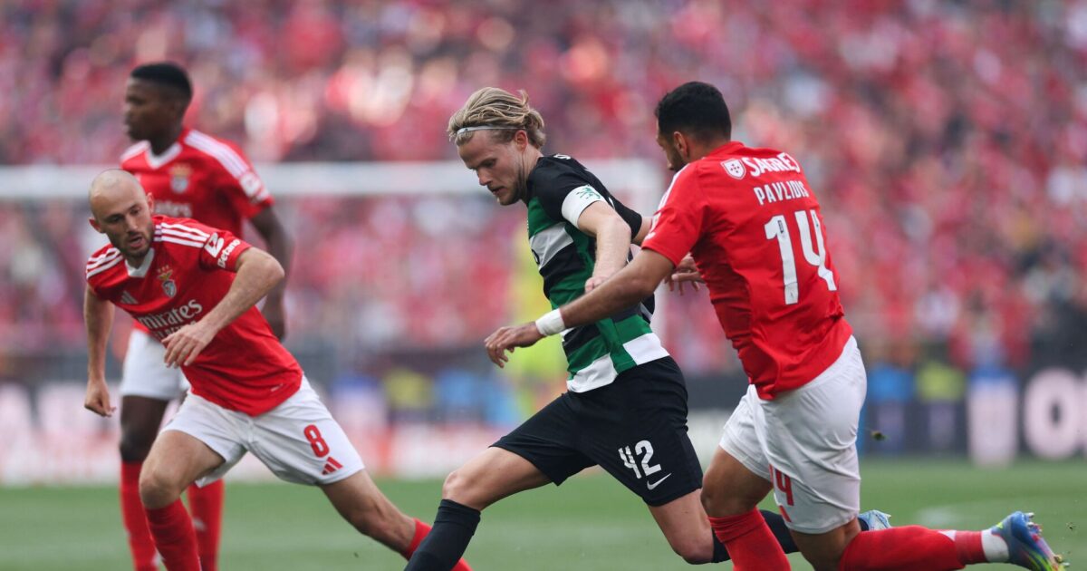 Benfica spolerer Hjulmand og Sportings mesterskabsfest Foto: Filipe Amorim/AFP/Ritzau Scanpix