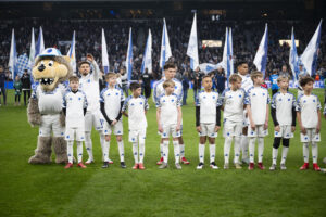 F.C. Københavns spillere inden kamp.