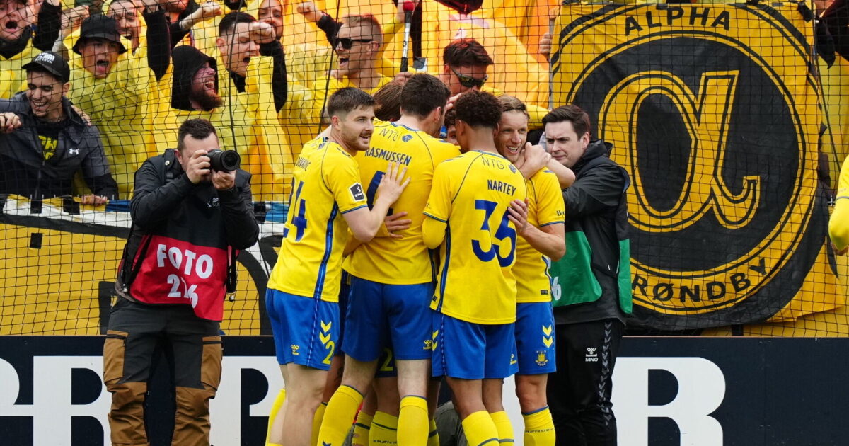 Brøndby vinder bronze efter sejr over historisk svage AGF Foto: Henning Bagger/Ritzau Scanpix