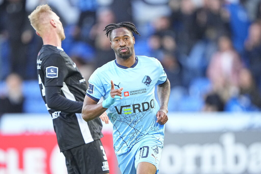 Norman Campbell for Randers FC.