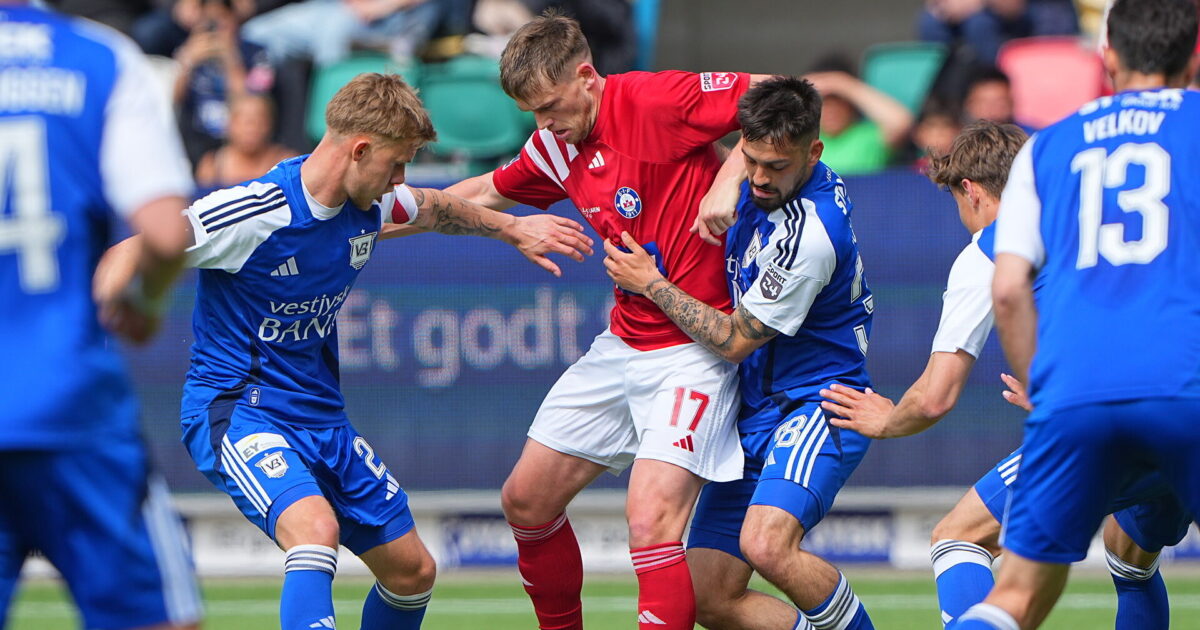 Vejle slipper med skrækken – henter vigtigt point mod Silkeborg Foto: Bo Amstrup/Ritzau Scanpix