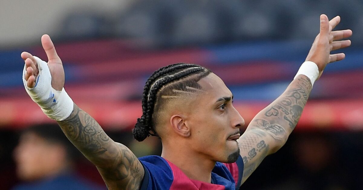 Forrygende Raphinha: Overgår Messi i Champions League Foto: Josep Lago/AFP/Ritzau Scanpix