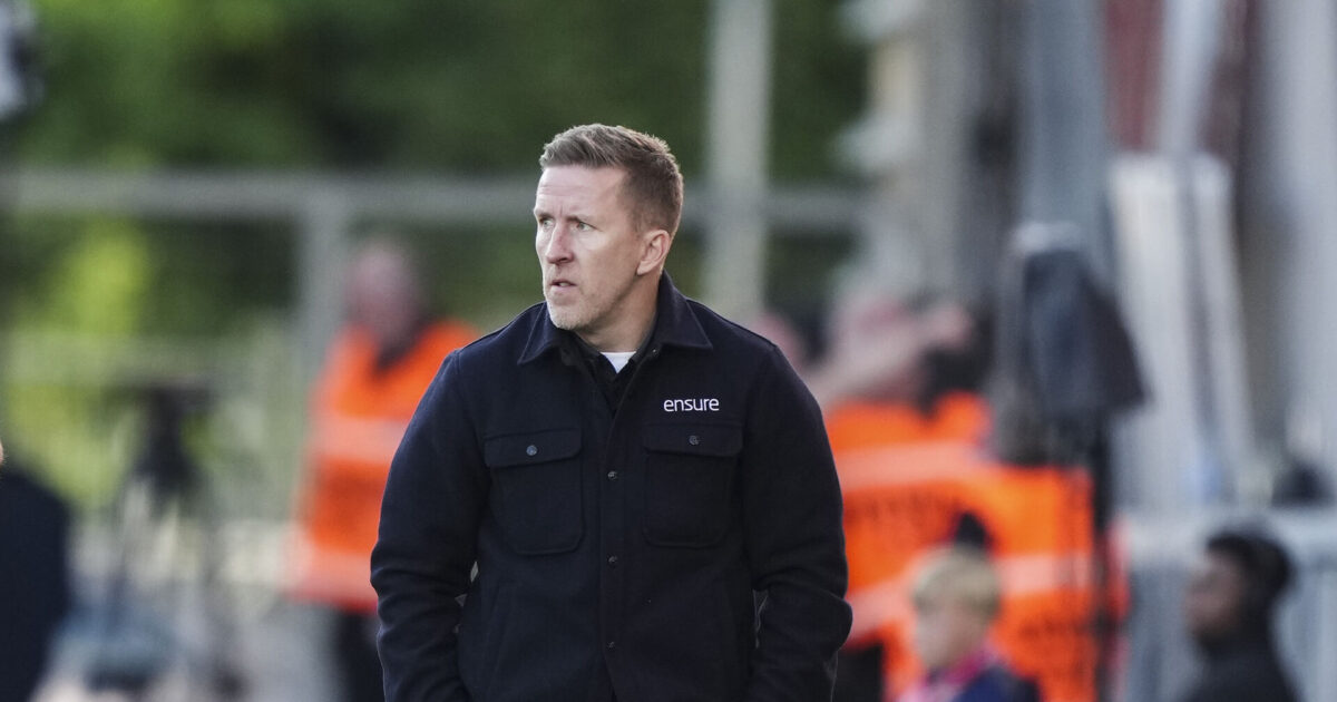 Berørt Lyngby-træner skal ingen steder: Vil stå op for det vi har gjort Foto: Claus Fisker/Ritzau Scanpix