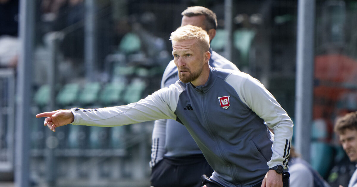 Tak for overlevelse og farvel: Kielstrup skuffet over Vejle Foto: Bo Amstrup/Ritzau Scanpix