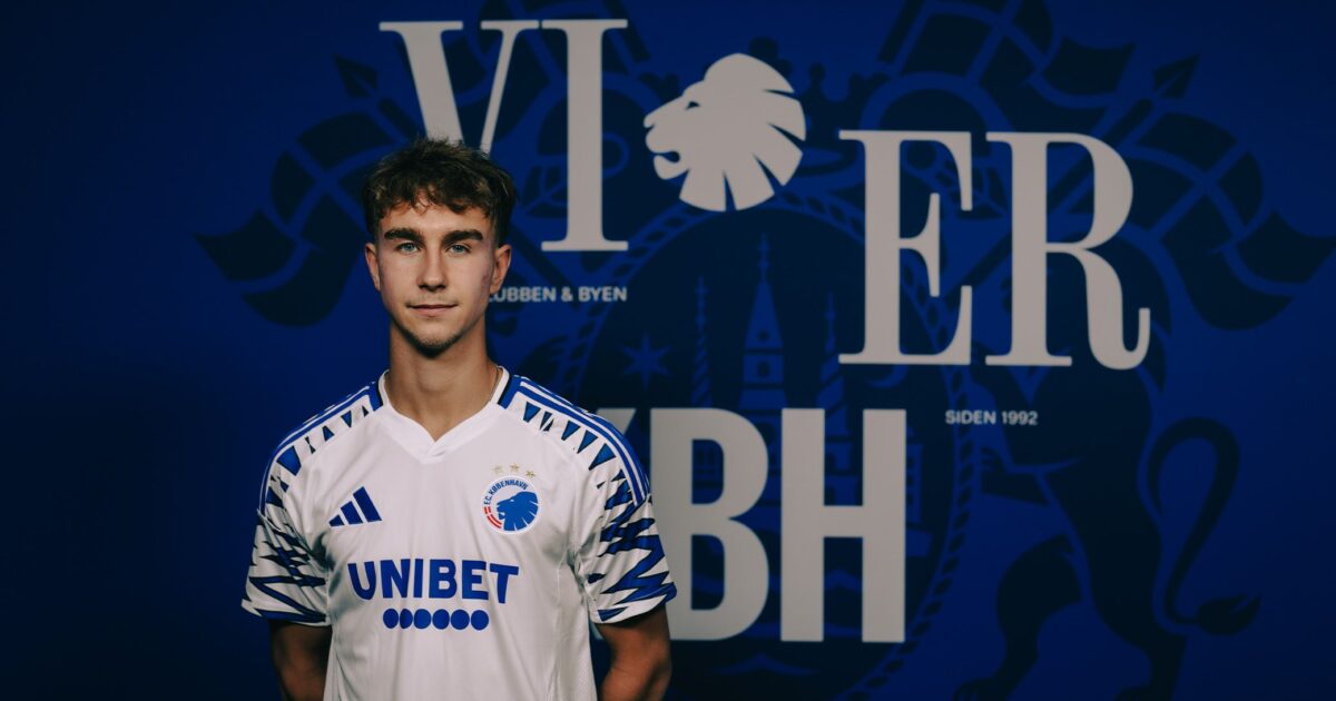 Officielt: FCK præsenterer 17-årig midtbanespiller Foto: FCK