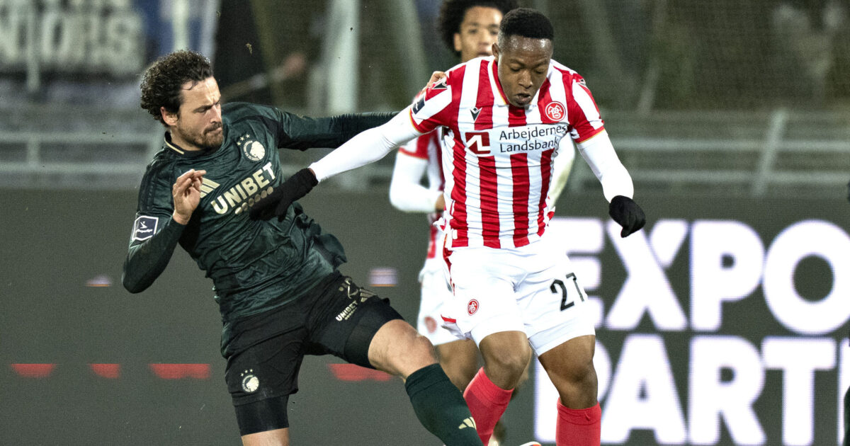 AaB-angriber brillerede med hattrick i nordjysk duel Foto: Henning Bagger/Ritzau Scanpix