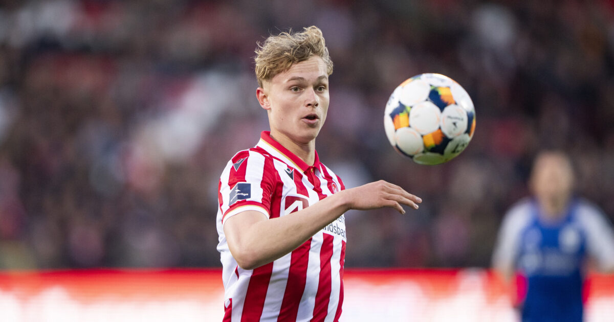 Medie: AaB forhandler om salg af Kasper Davidsen til tysk fodbold Foto: Bo Amstrup/Ritzau Scanpix