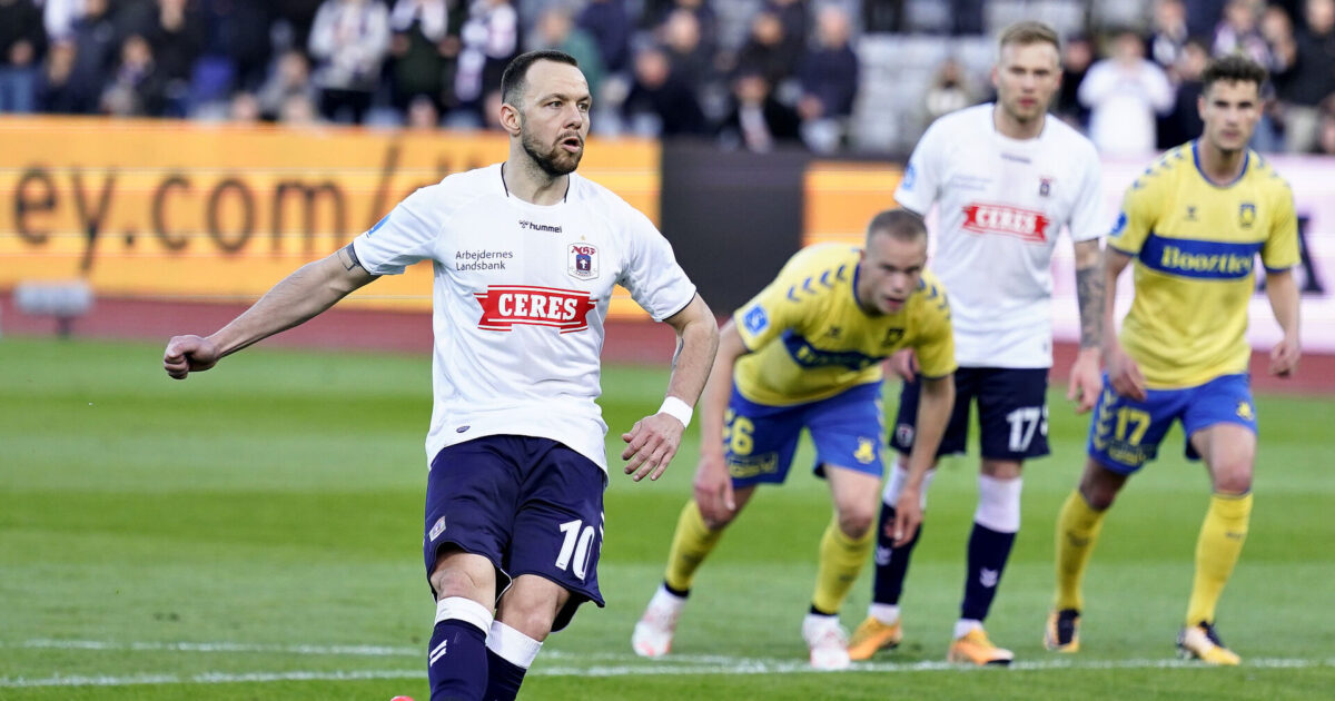 Var rygtet til Brøndby – nu har en anden dansk klub budt på tidligere AGF-profil Foto: Henning Bagger/Ritzau Scanpix