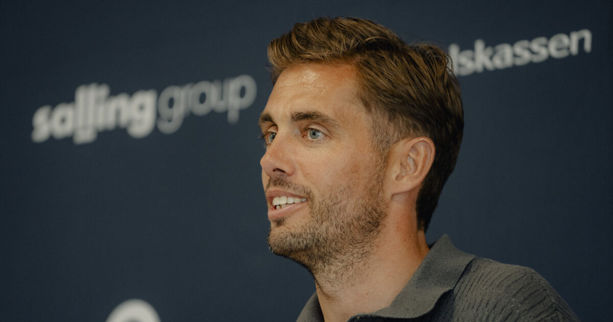 Würtz tror på Poulsen: Skuldrene er brede nok til at tage styringen i AGF Foto: Michael Drost-Hansen/Ritzau Scanpix