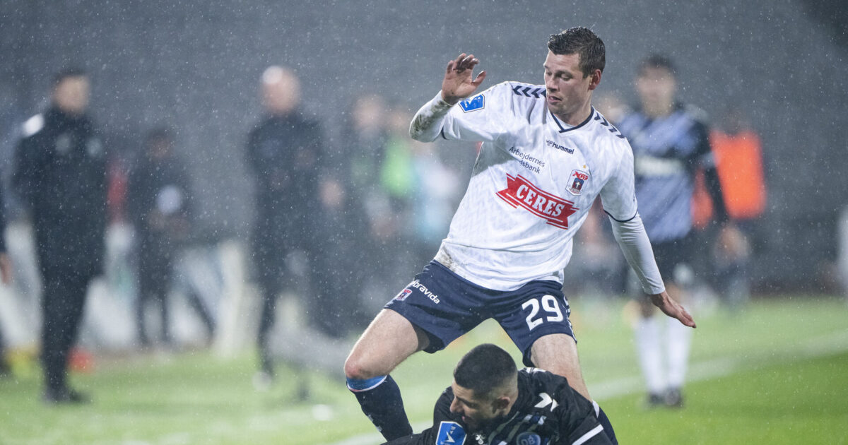 Medie: David Nielsen genforenes med AGF-slider i Horsens Foto: Bo Amstrup/Ritzau Scanpix