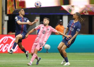 Jordi Alba i kamp mod PSG.