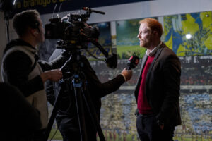 Benjamin Schmedes afgiver interview.