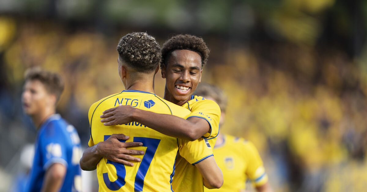 Unge Brøndby-juveler er med til U21-EM: Havde egentlig glædet mig til om to år Foto: Claus Bech/Ritzau Scanpix