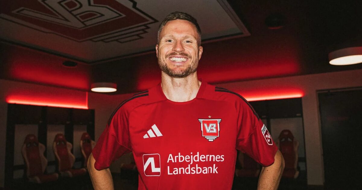 Officielt: Vejle henter Lasse Nielsen hjem til Superligaen Foto: Oliver Dinesen/VB